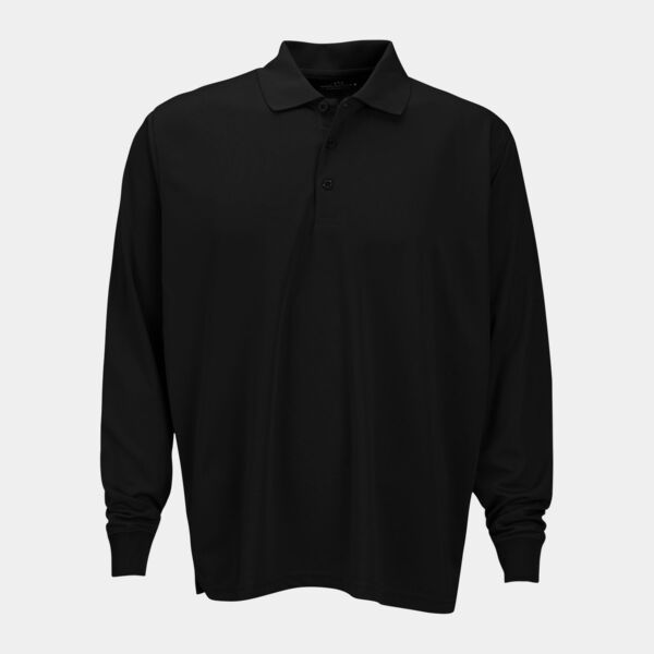 Vansport? Omega Long Sleeve Solid Mesh Tech Polo Thumbnail