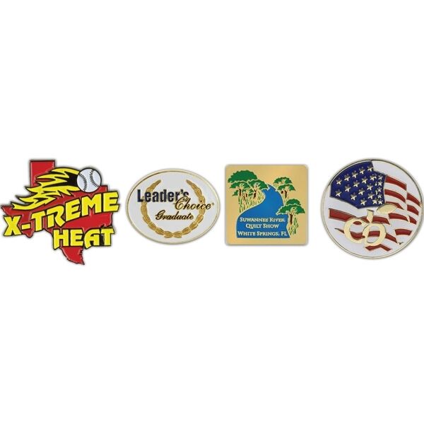 Copy of Die Struck Soft Enamel Lapel Pins - 1 Inch Thumbnail