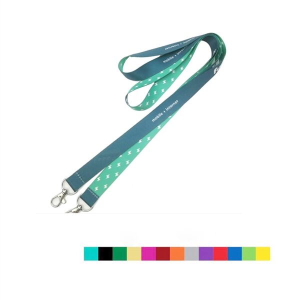 Safety Breakaway Polyester Lanyard With J-Hook Thumbnail