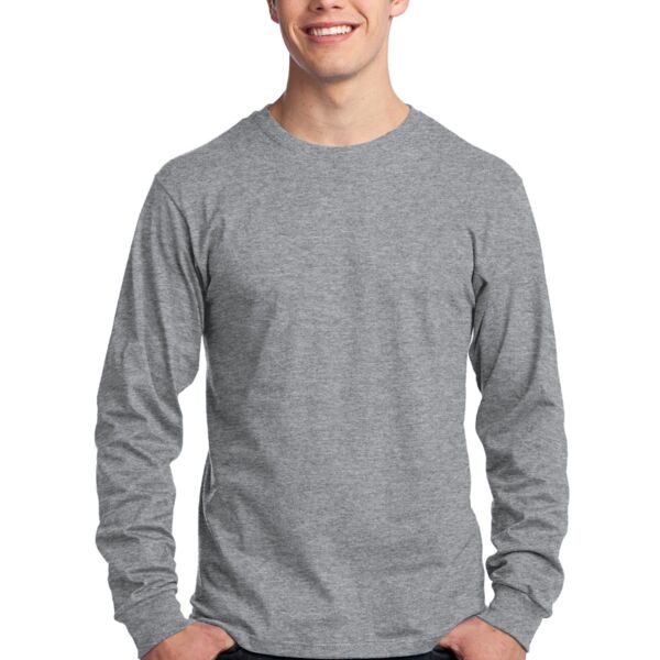 Men's Long Sleeve Cotton Tee Thumbnail