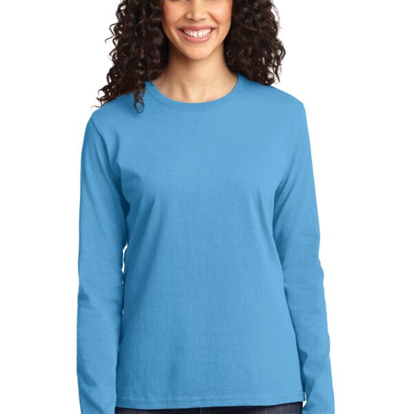 Women's Long Sleeve Cotton Tee Thumbnail