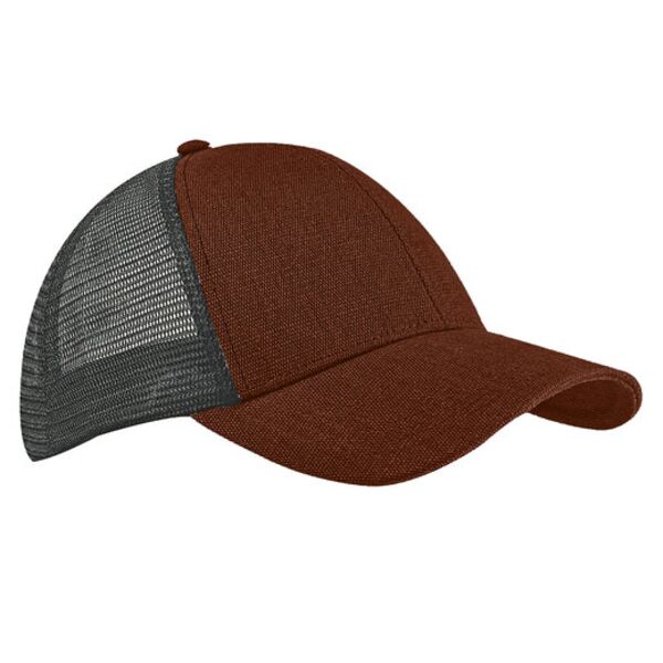 Unisex Hemp Eco Trucker Recycled Polyester Mesh Cap Thumbnail