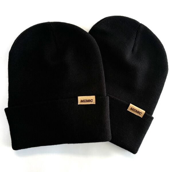 Solid Beanie with Cuff Thumbnail