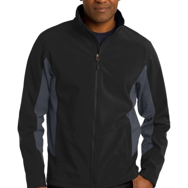 Men's Colorblock Softshell Jacket Thumbnail