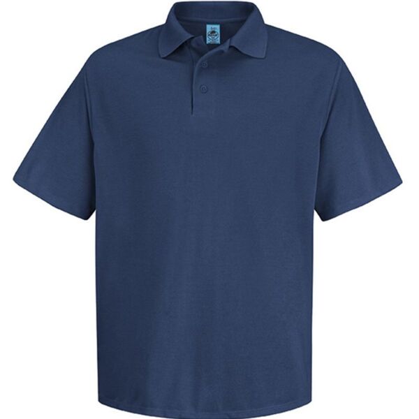 Short Sleeve Spun Polyester Pocketless Polo Thumbnail