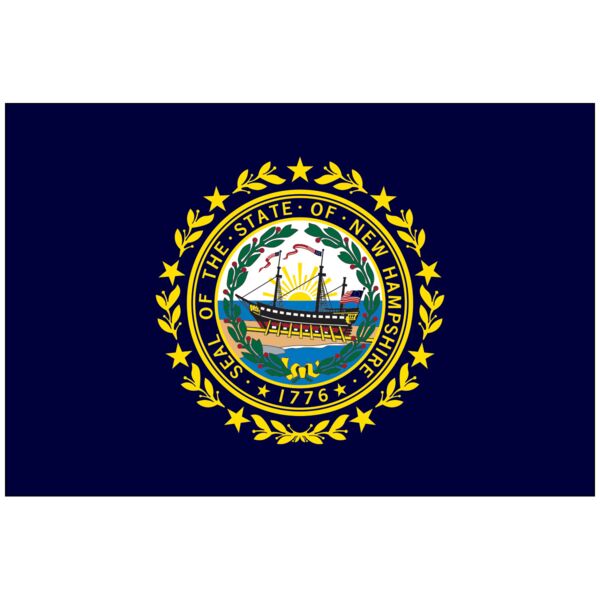 New Hampshire State Flag Thumbnail