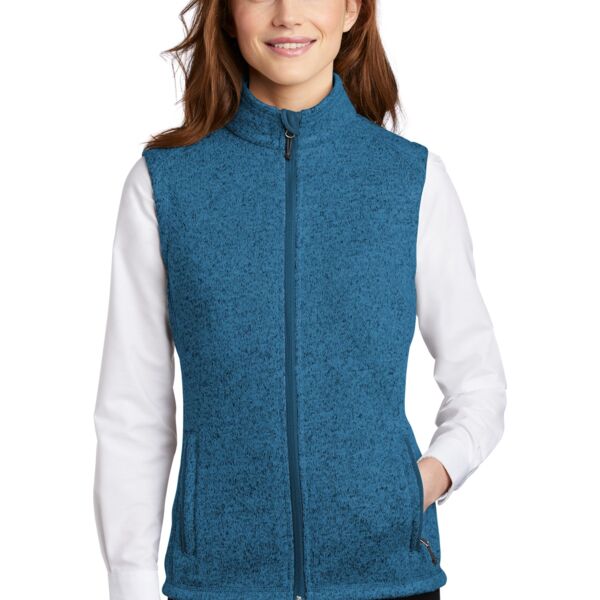 Women's Fleece Sweater Vest Thumbnail