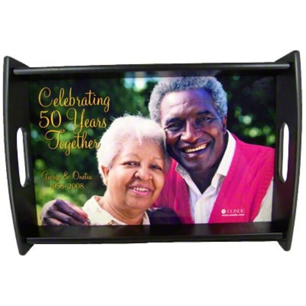 Wood Serving Tray Espresso Finish Thumbnail