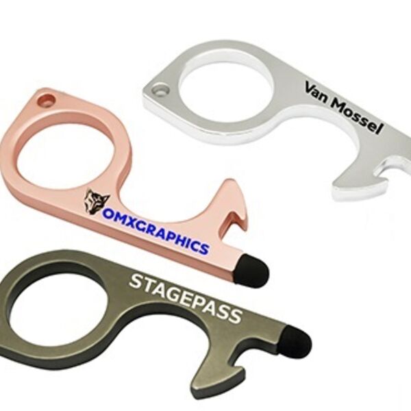 3 in 1 Non Touch Keychain Thumbnail