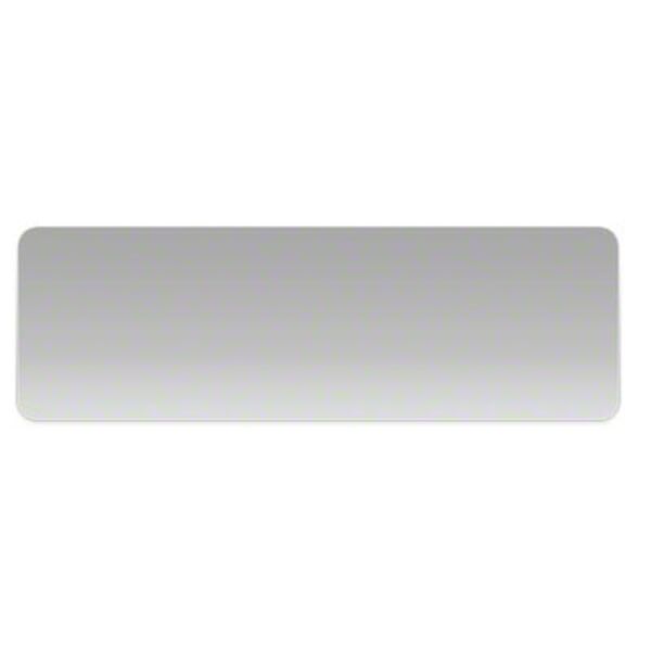 1x3" Name Badge Satin Silver Thumbnail