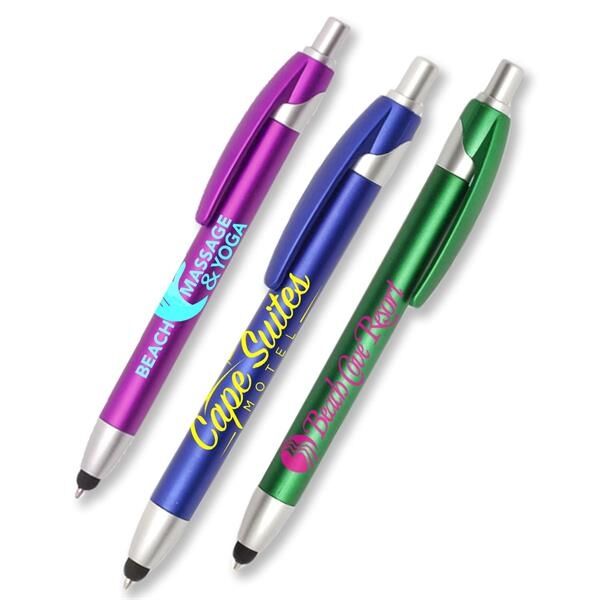 Retractable Plastic Stylus Pens Thumbnail