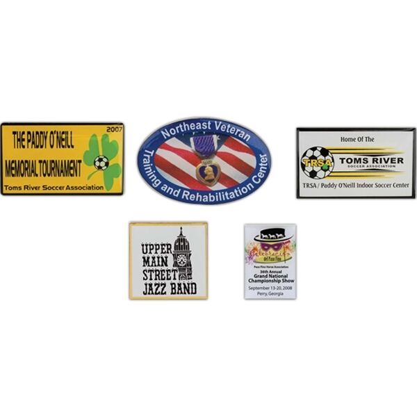 Silk Screened Lapel Pins - 3/4 Inch Thumbnail