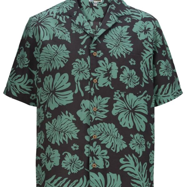 HIBISCUS TWO-COLOR CAMP SHIRT Thumbnail